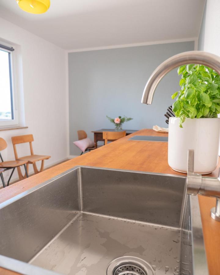 Design+Bodenseesicht=Zuhause Blau Markdorf Eksteriør billede