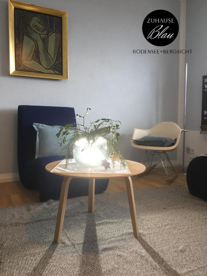 Design+Bodenseesicht=Zuhause Blau Markdorf Eksteriør billede